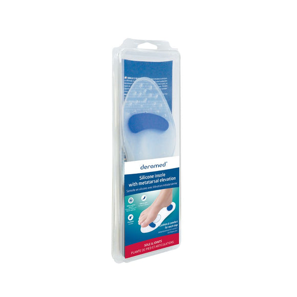 DERAMED FULL LENGTH SILICONE INSOLE MED