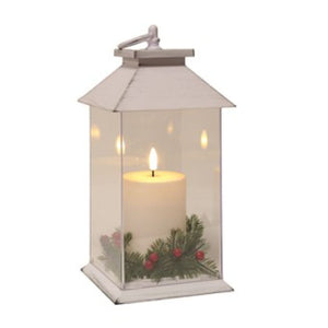 STRAITS LED CANDLE LANTERN WHITE 28CM 31910