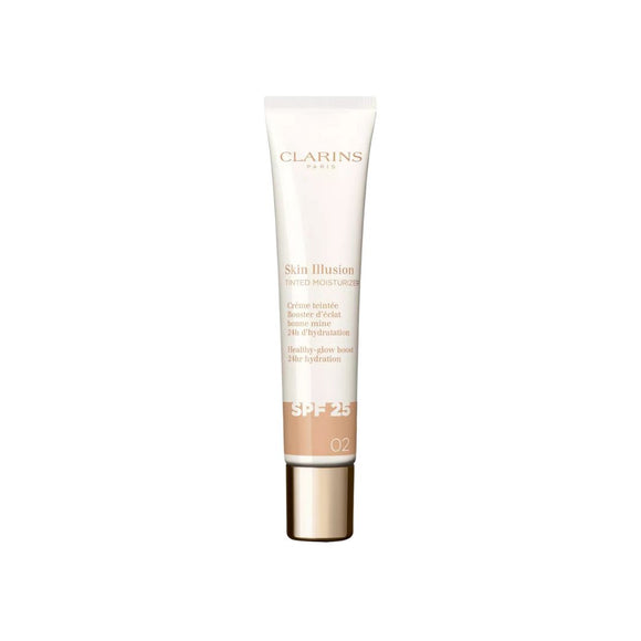 CLARINS SKIN ILLUSION TINTED MOISTURISER 02 40ML