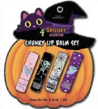 TRI-COASTAL Y81198-32151 HALLOWEEN CHUNKY LIP BALM SET