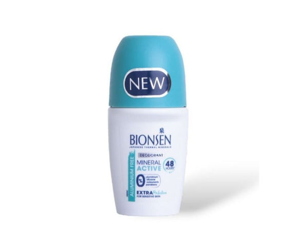 BIONSEN DEO ROLL-ON MINERAL ACTIVE 48HRS ALUMINIUM FREE