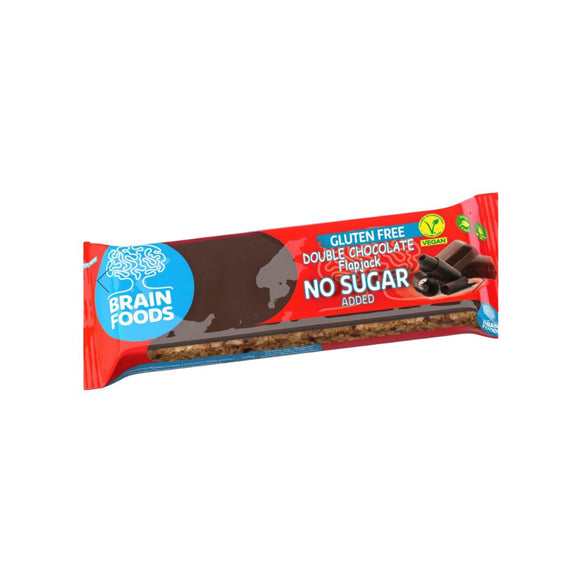 BRAIN FOODS FLAPJACKDOUBLE CHOCOLATE 70 GR