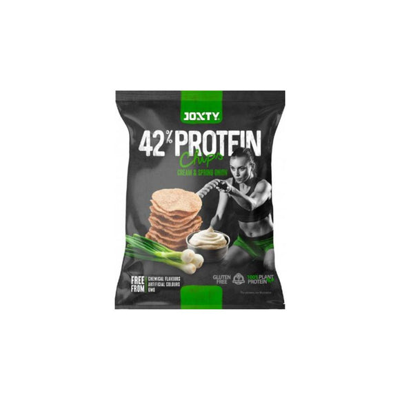 JOXTY 42% PROTEIN CHIPS CREAM & SPRING ONION 50GR