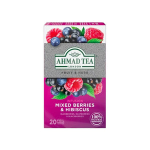 AHMAD TEA MIXED BERRIES & HIBISCUS X 20 FOIL BAGS