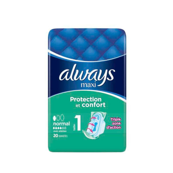 ALWAYS MAXI NORMAL PLUS X20 PADS