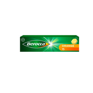 BEROCCA ENERGY EFFERVESCENT ORANGE 15S