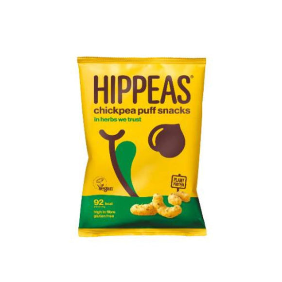 HIPPEAS CHICKPEA PUFF SNACKS IN HERBS WE TRUST 22G