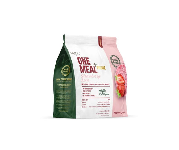 NUPO ONE MEAL PRIME MEAL REPLACEMENT POWDER STRAWBERRY LOVE 360G