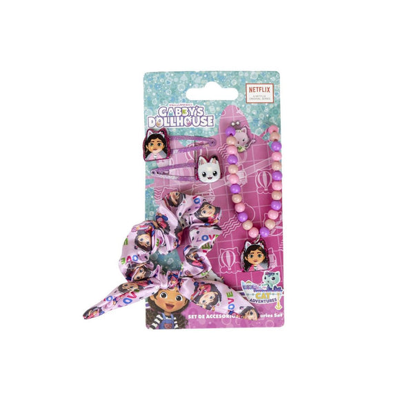 CERDA 3131 GABBY'S DOLLHOUSE NECKLACE & HAIR ACCESSORIES SET