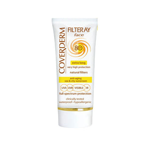 COVERDERM FILTERAY FULL FACE SPECTRUM NO TINT SPF80 50ML