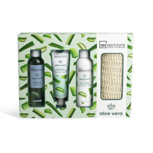 IDC INSTITUTE 42162 ALOE VERA GIFT SET X 4 PCS