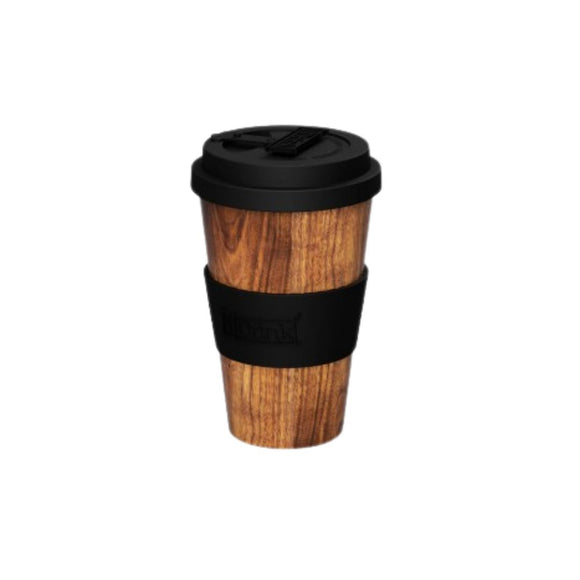 I DRINK  WOOD MUG 435ML