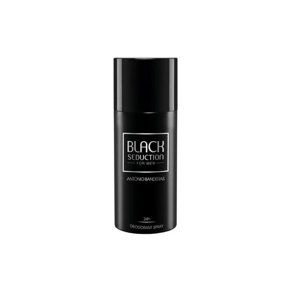 ANTONIO BANDERAS BLACK SEDUCTION 24H DEODORANT SPRAY 150 ML