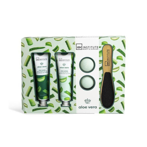 IDC INSTITUTE 42165 ALOE VERA FOOT CARE GIFT SET