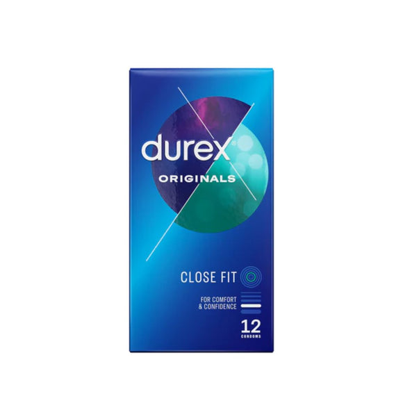 DUREX CONDOMS 12X CLOSE FIT ORIGINALS XL