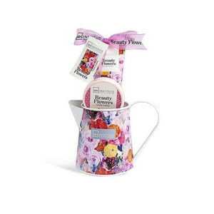 IDC INSTITUTE 44040 BEAUTY FLOWERS WATER JUG GIFT SET X 2 PCS