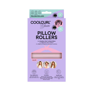 GLOV COOL CURL PILLOW ROLLERS PINK 4 PCS