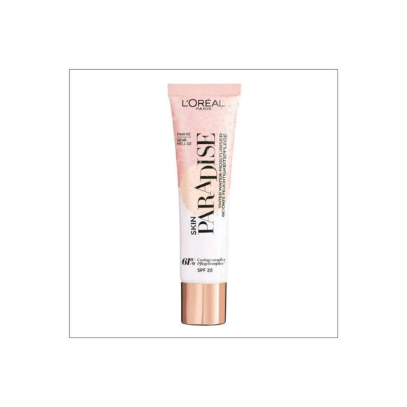 LOREAL SKIN PARADISE TINT MOISTURISER 02 FAIR SPF 20