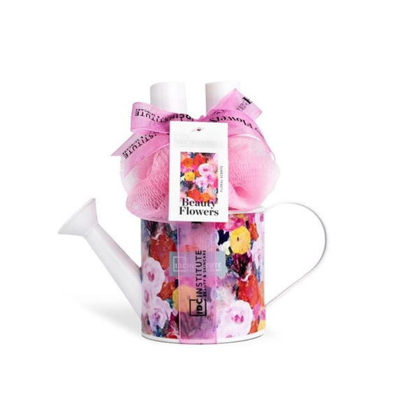 IDC INSTITUTE 44041 BEAUTY FLOWERS WATERING JUG GIFT SET X 3 PCS