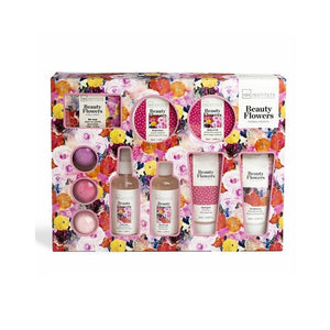 IDC INSTITUTE 44043 BEAUTY FLOWERS GIFT SET X 10 PCS