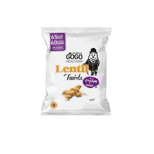 GOGO LENTIL TWIRLS SOUR CREAM&ONION 35G