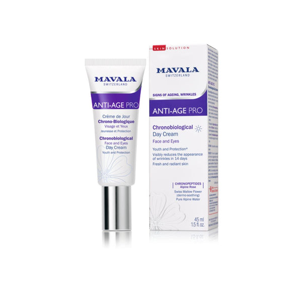 MAVALA ANTI AGE PRO CHRON FACE AND EYE DAY CREAM 45 ML