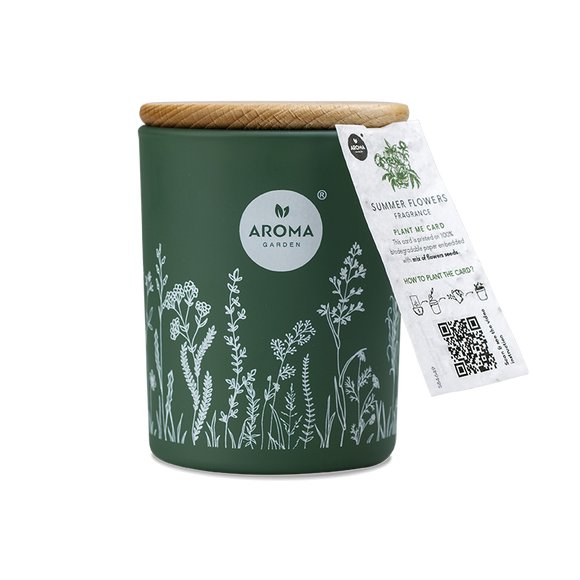 AROMA HOME 8540 FRESH GARDEN SUMMER FLOWES CANDLE 150ML