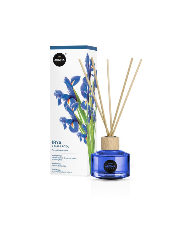 AROMA HOME 7658 IRIS & WHITE ROSE SCENTED STICKS 50ML