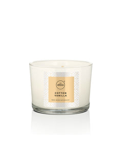 AROMA HOME 6650 COTTON VANILLA WAX CANDLE 115G