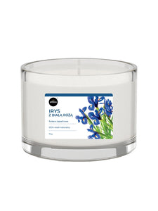 AROMA HOME 9385 IRIS AND WHITE ROSE SCENTED CANDLE 115G