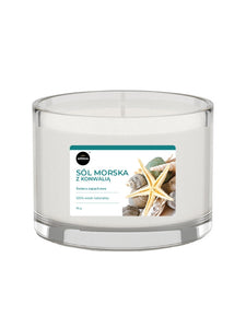 AROMA HOME 9422 SEA SALT AND LILY OF THE VALLEY SCENTED CANDLE 115G