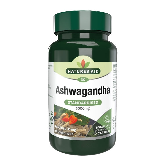 NATURES AID ASHWAGANDHA 500MG X30 CAPS