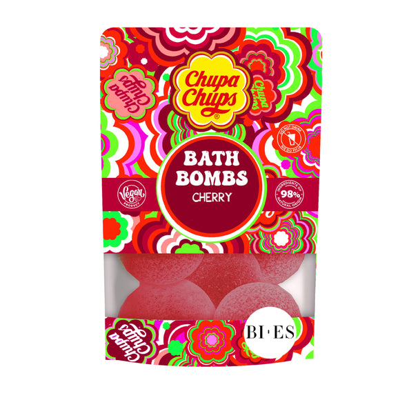 URODA 6763 CHUPA CHUPS BATH BOMBS CHERRY BATH BOMBS X 6