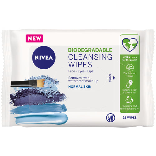 NIVEA 3IN1 REFRESHING CLEANSING WIPES X25WIPES