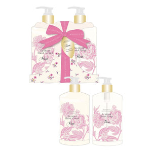 TRI-COASTAL F52487-31751 WRIGHT'S APOTHECARY ROSE HAND SOAP & HAND CREAM 500ML X 2 PACK