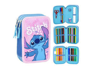 CERDA 1261 STITCH PENCIL CASE WITH ACCESORIES