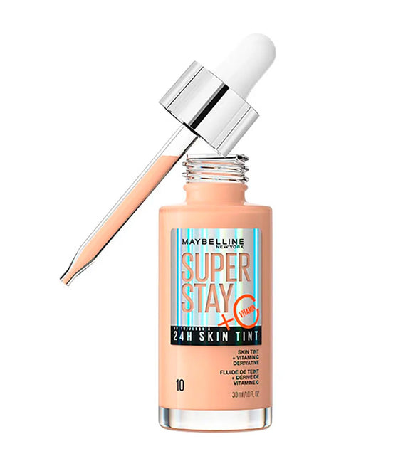 MAYBELLINE DRUG FACE SUPER STAY FOUNDATION SKIN TINT 10  30ML