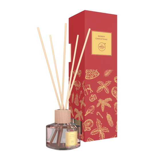 AROMA HOME 9880 MERRY CHRISTMAS APPLE & CINNAMON SCENTED STICKS 50ML