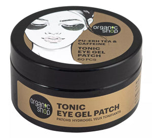 ORGANIC SHOP 42814E PU-ERH TEA & CAFFEINE TONIC EYE GEL PATCH X 60 PCS