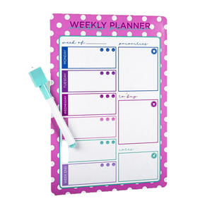 POSH + POP 30896T-31257 MAGNETIC MEMO BOARD WEEKLY PLANNER