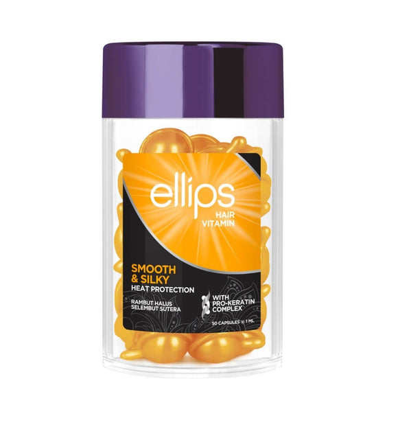 ELLIPS HAIR VITAMIN SMOOTH & SILKY YELLOW X 50 CAPSULES