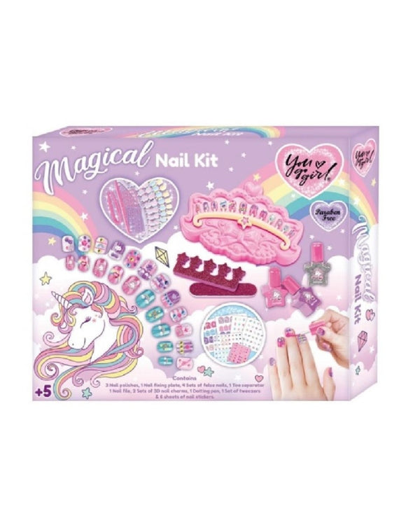 YOU GO GIRL VYA040 MAGICAL NAIL KIT UNICORN