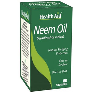 HEALTH AID NEEM OIL 60CAP