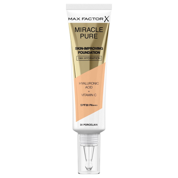 MAX FACTOR MIRACLE PURE FOUNDATION 030 PORCELAIN