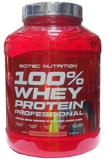 SCITEC NUTRITION 100% WHEY PROTEIN STAWBERRY 2350G