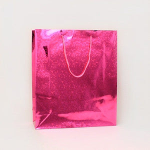 MOLLY & ROSE 1067 GIFT BAG PINK HOLOGRAPHIC LARGE