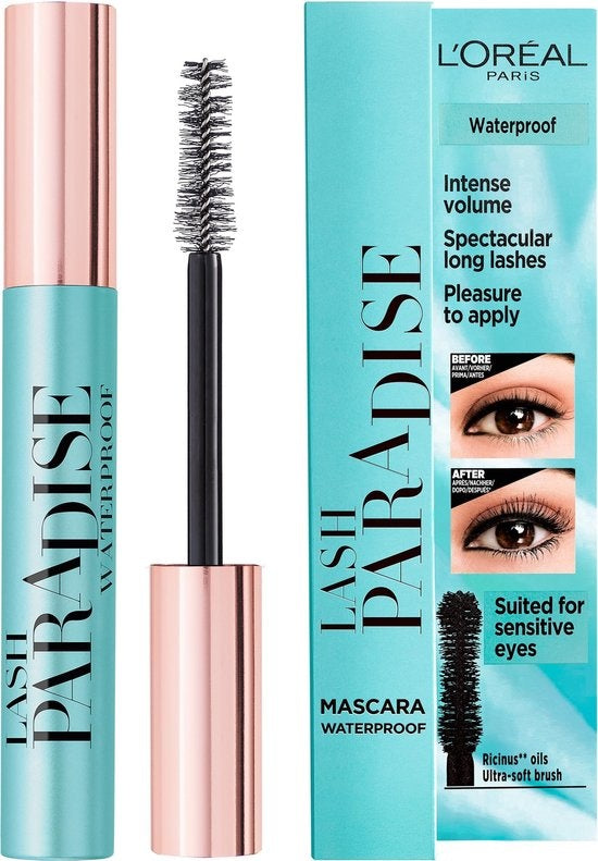 LOREAL MASCARA PARADISE BLACK WATERPROOF