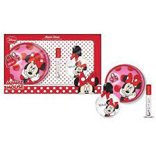 MINNIE MOUSE EDT 50ML+ LIP GLOSS + PURSE