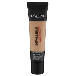 LOREAL INFAILLABLE FOUNDATION NO. 24 GOLDEN BEIGE