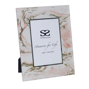 STRAITS 26173 PINK MARBLE PHOTOFRAME 4X6